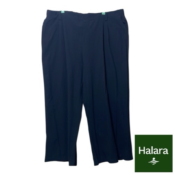 Halara Plicated Side Pocket Straight Leg Work Plus Size Pants - Picture 1 of 12
